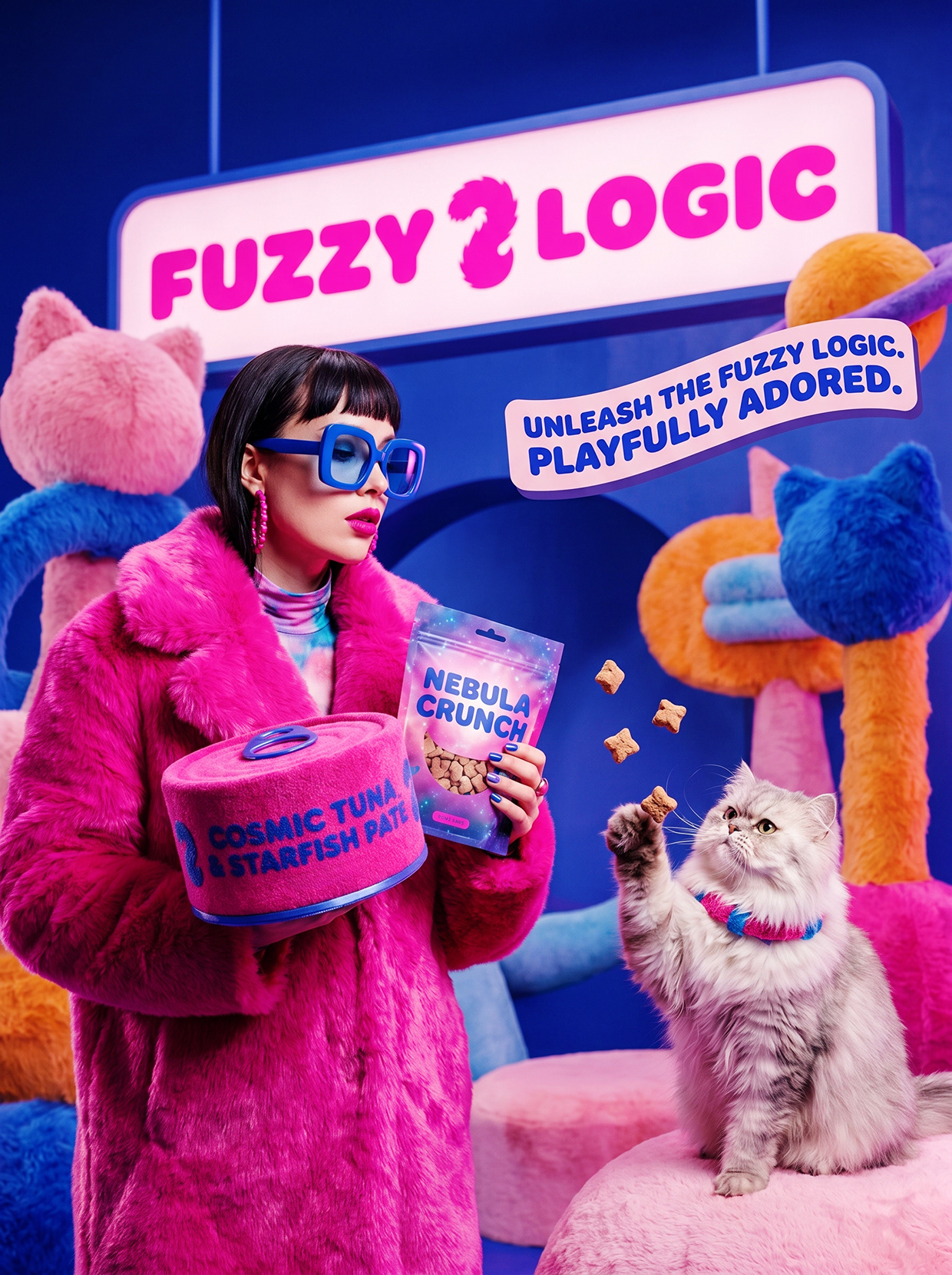FUZZY LOGIC | Space-Pop Pet Lifestyle Branding Image 17