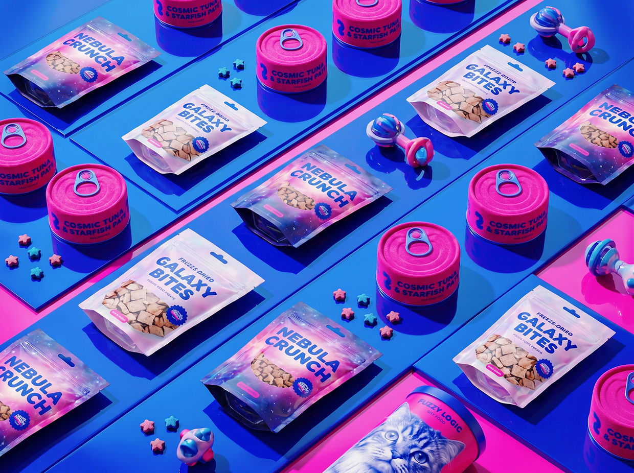 FUZZY LOGIC | Space-Pop Pet Lifestyle Branding Image 18
