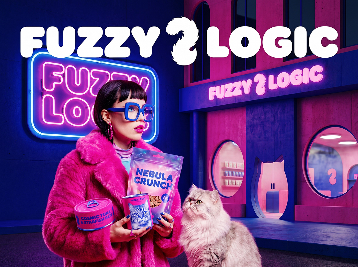 FUZZY LOGIC | Space-Pop Pet Lifestyle Branding Image 20