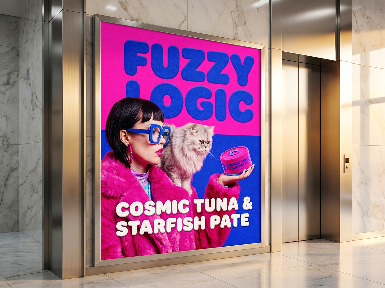 FUZZY LOGIC | Space-Pop Pet Lifestyle Branding Image 21