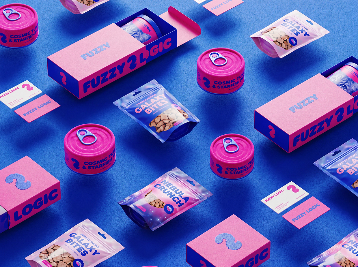 FUZZY LOGIC | Space-Pop Pet Lifestyle Branding Image 23