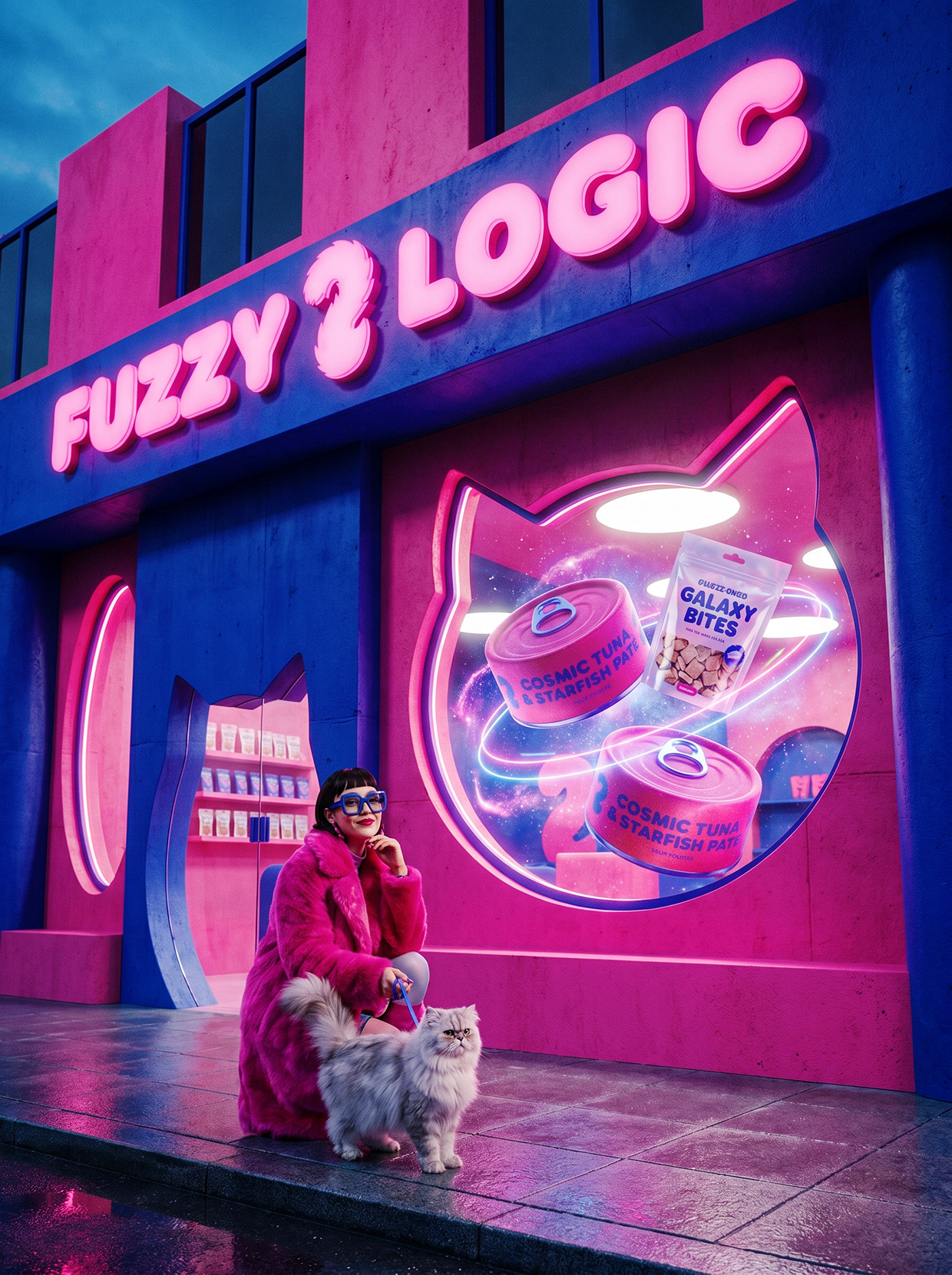 FUZZY LOGIC | Space-Pop Pet Lifestyle Branding Image 25