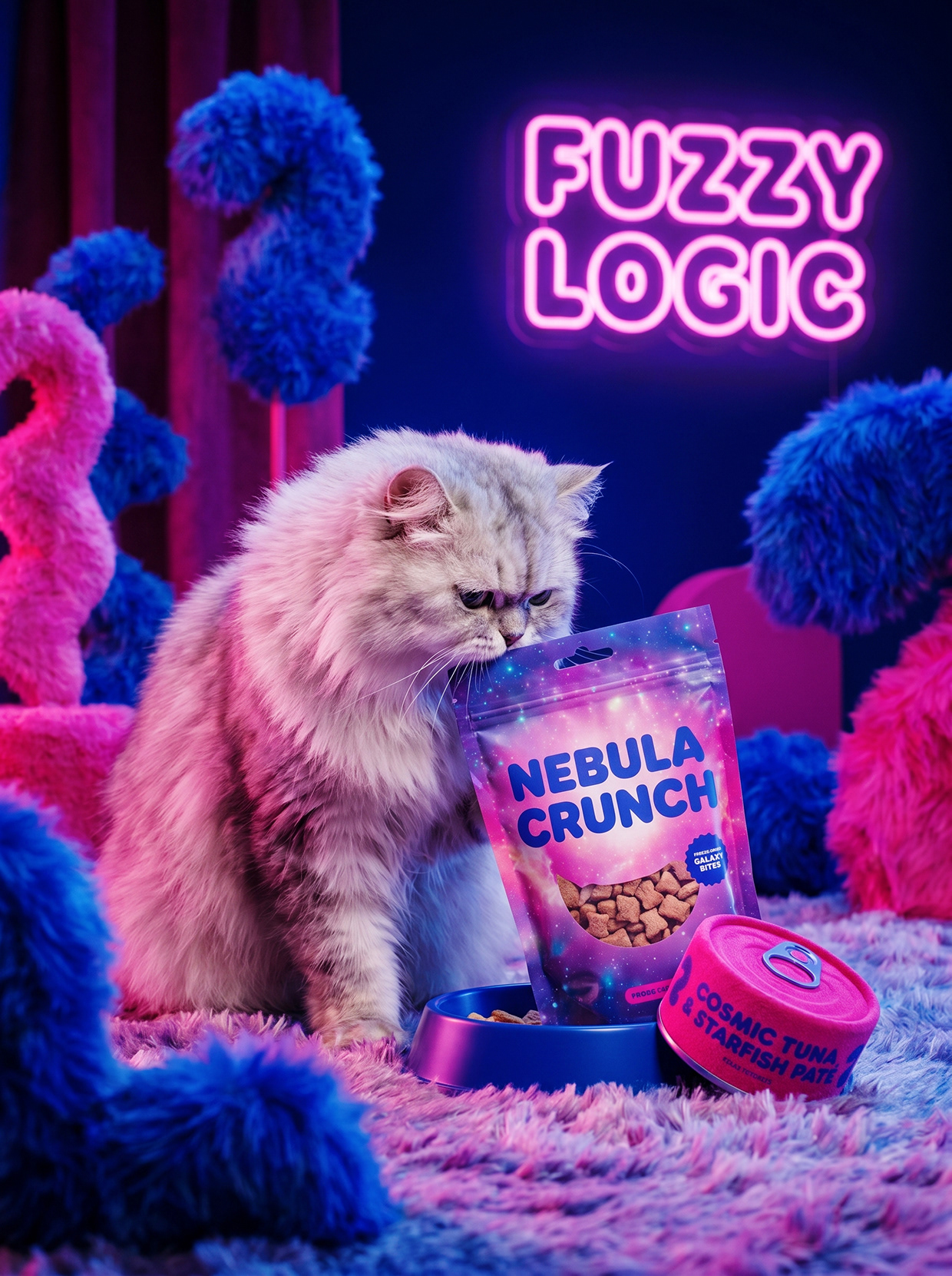 FUZZY LOGIC | Space-Pop Pet Lifestyle Branding Image 32