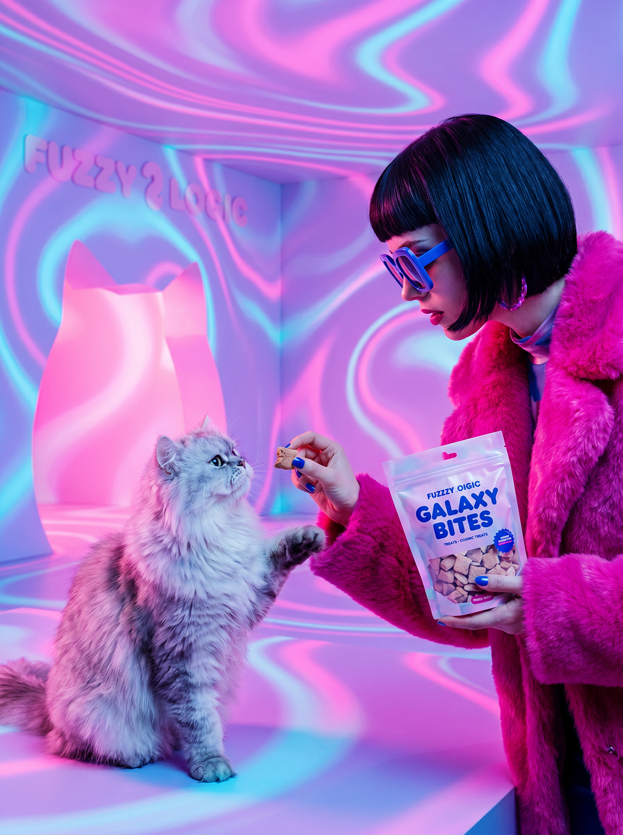 FUZZY LOGIC | Space-Pop Pet Lifestyle Branding Image 33