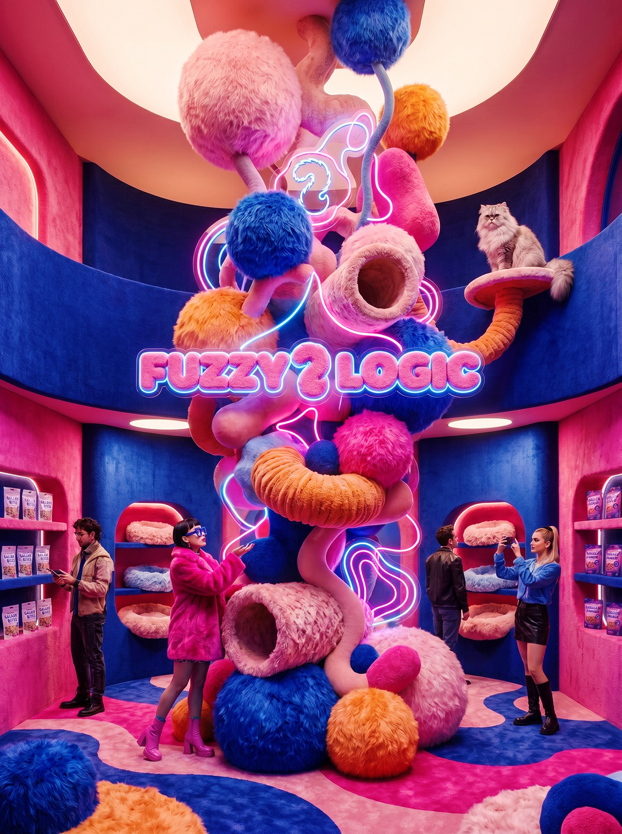 FUZZY LOGIC | Space-Pop Pet Lifestyle Branding Image 38