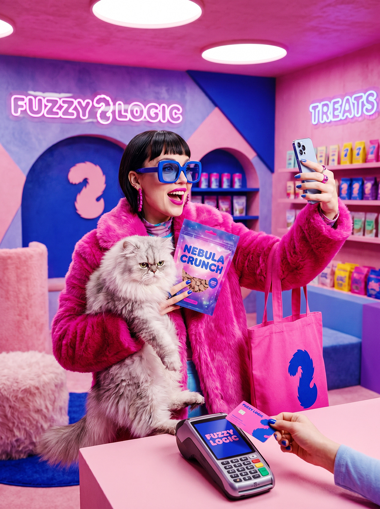FUZZY LOGIC | Space-Pop Pet Lifestyle Branding Image 41