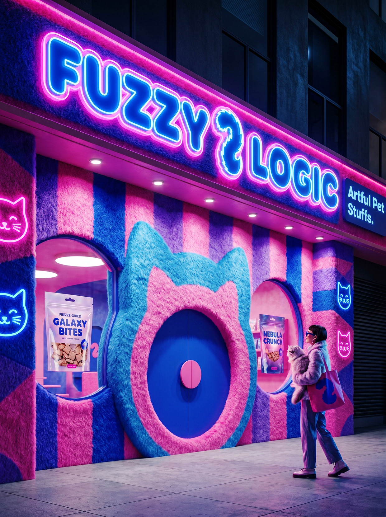 FUZZY LOGIC | Space-Pop Pet Lifestyle Branding Image 42