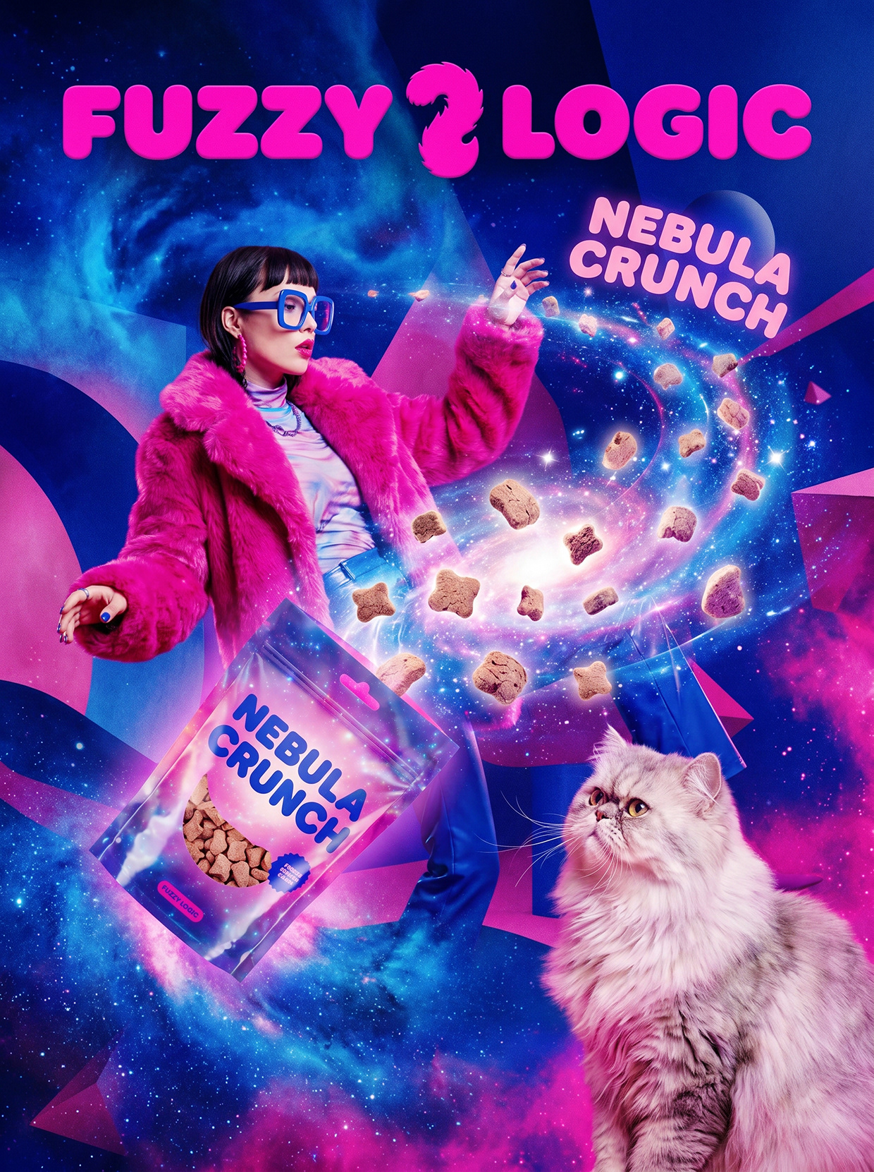 FUZZY LOGIC | Space-Pop Pet Lifestyle Branding Image 43
