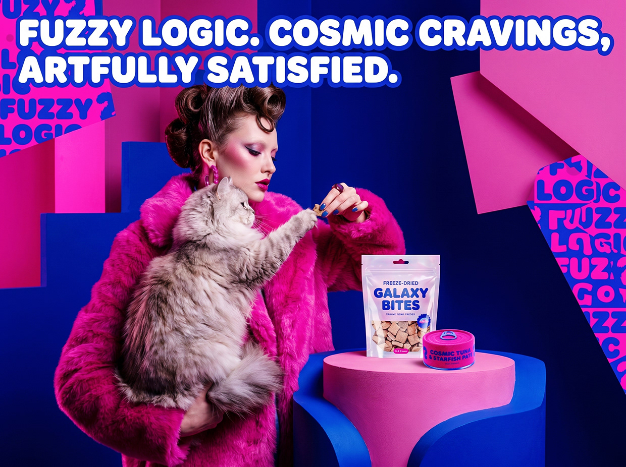 FUZZY LOGIC | Space-Pop Pet Lifestyle Branding Image 46