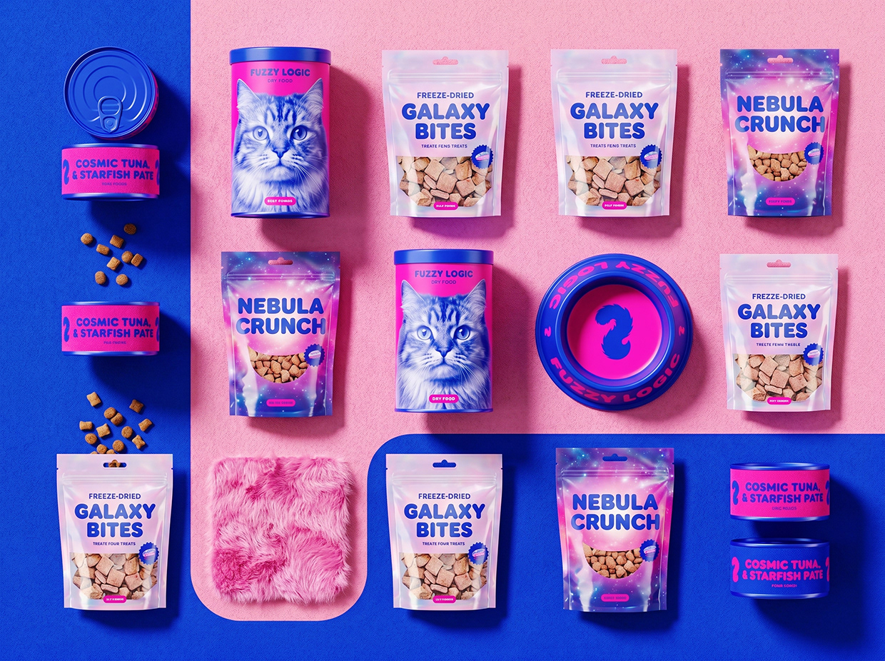 FUZZY LOGIC | Space-Pop Pet Lifestyle Branding Image 49