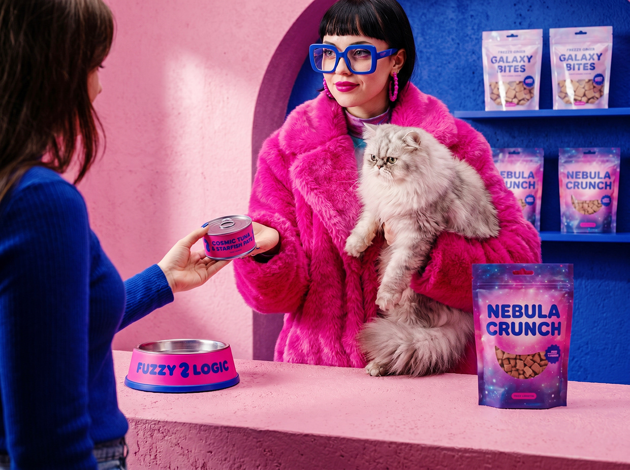 FUZZY LOGIC | Space-Pop Pet Lifestyle Branding Image 51