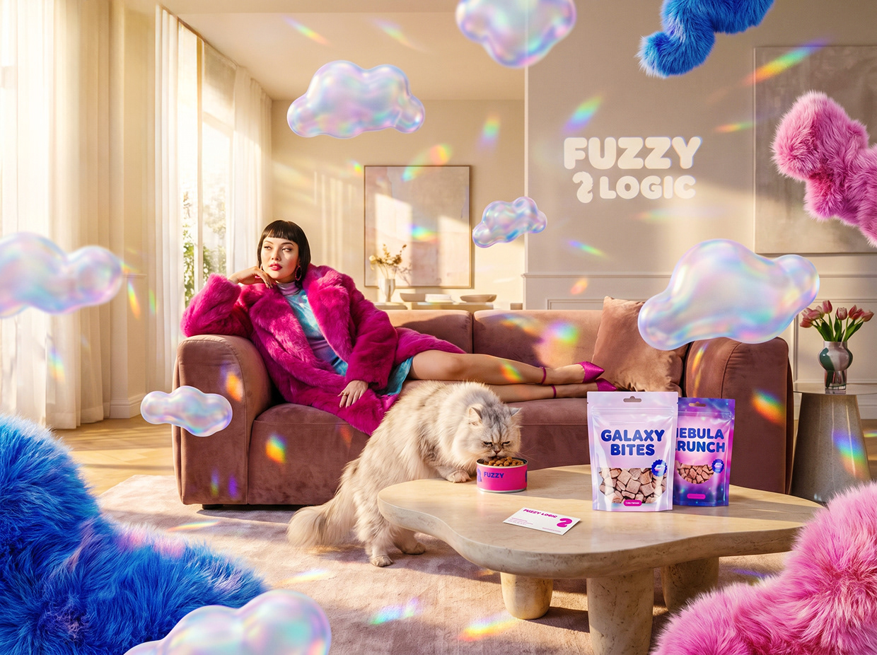 FUZZY LOGIC | Space-Pop Pet Lifestyle Branding Image 54