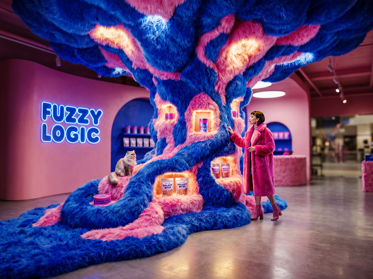 FUZZY LOGIC | Space-Pop Pet Lifestyle Branding Image 55