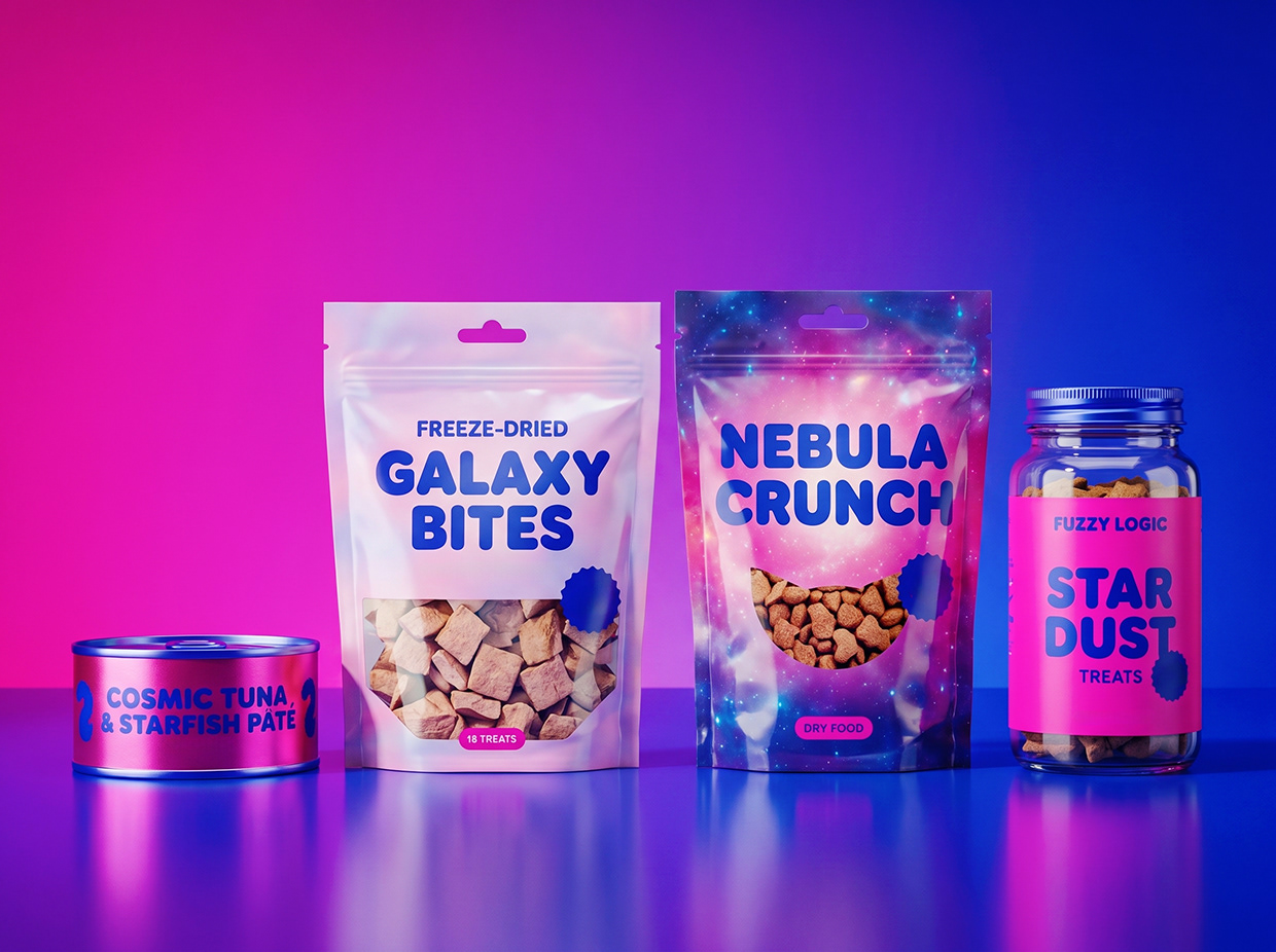 FUZZY LOGIC | Space-Pop Pet Lifestyle Branding Image 56