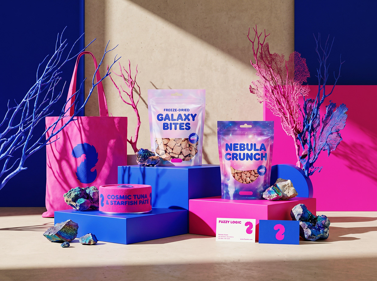 FUZZY LOGIC | Space-Pop Pet Lifestyle Branding Image 59