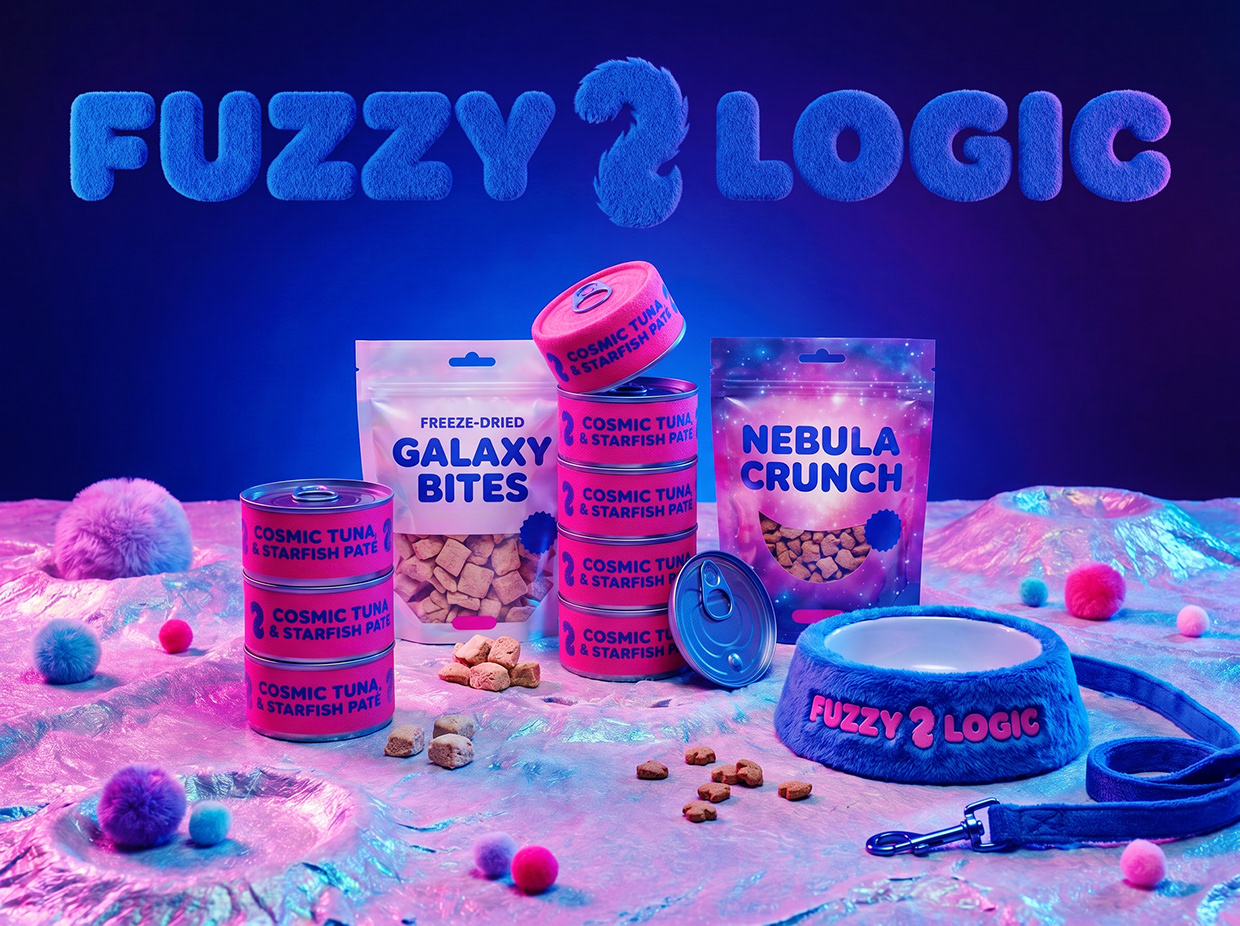 FUZZY LOGIC | Space-Pop Pet Lifestyle Branding Image 60