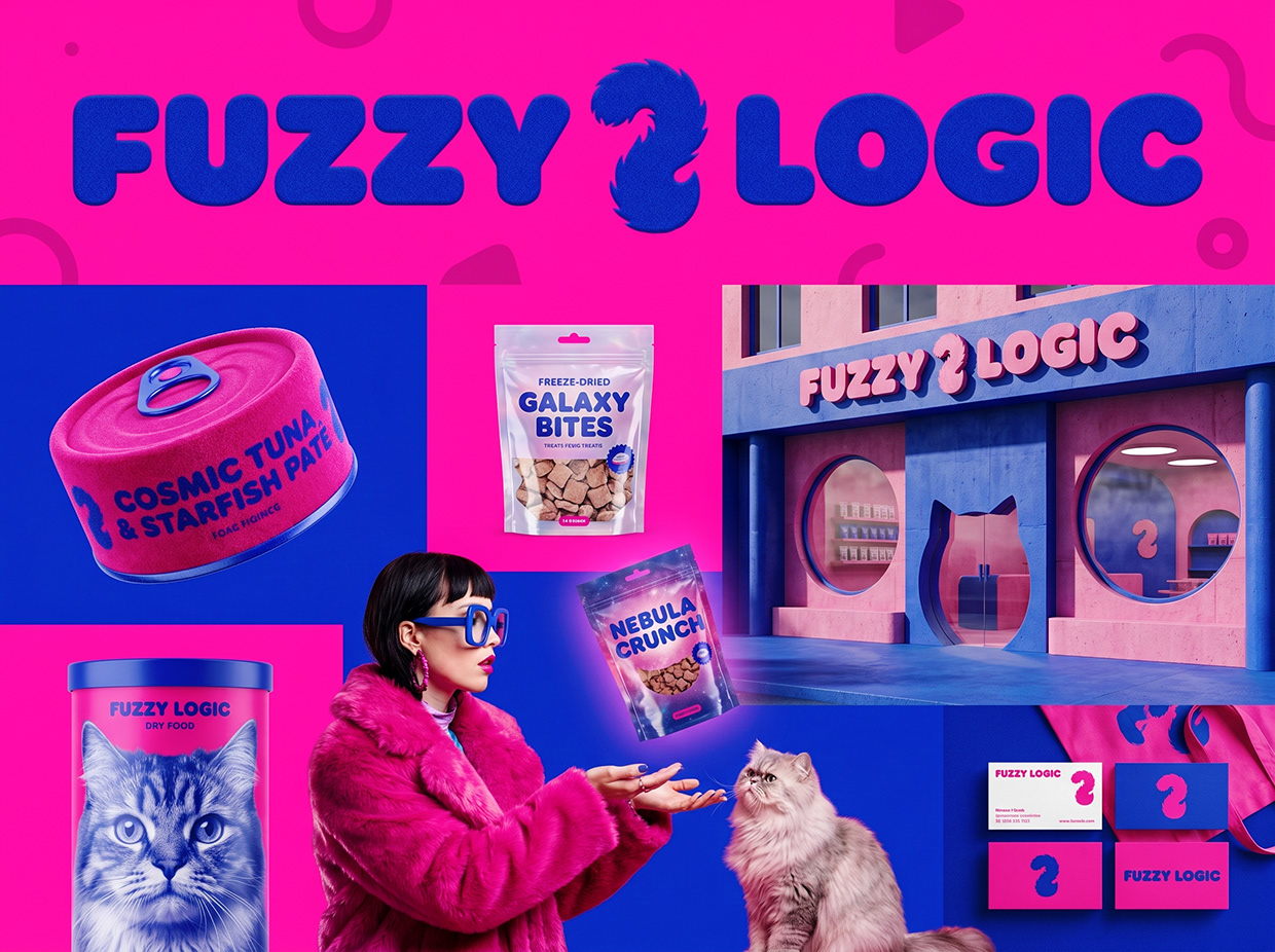 FUZZY LOGIC | Space-Pop Pet Lifestyle Branding Image 67