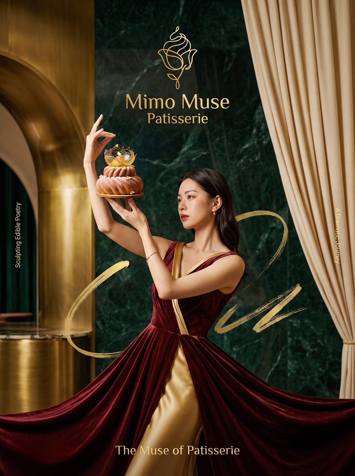 Mimo Muse Patisserie | French Mousse Dessert Branding Image 0