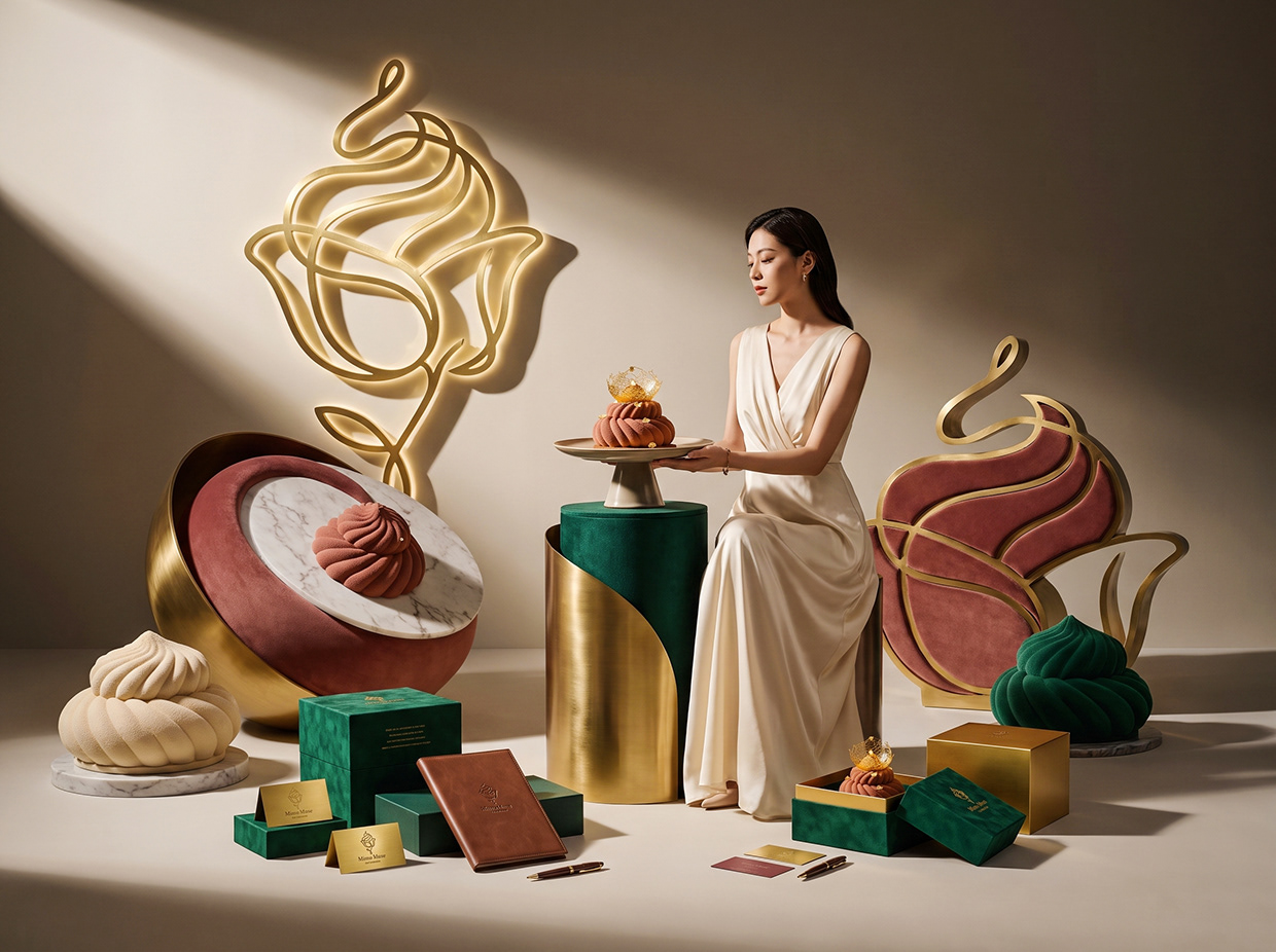 Mimo Muse Patisserie | French Mousse Dessert Branding Image 1