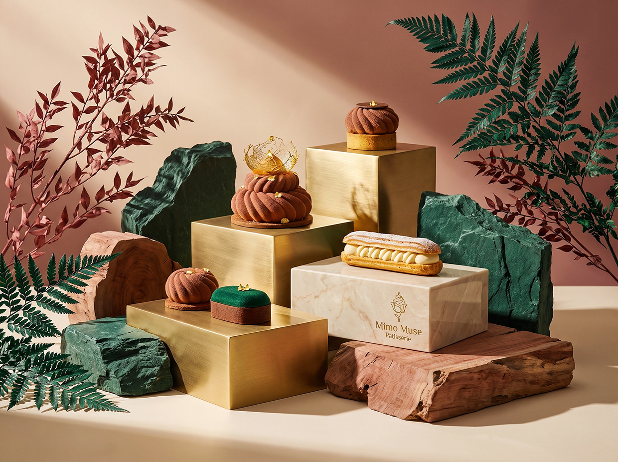 Mimo Muse Patisserie | French Mousse Dessert Branding Image 3