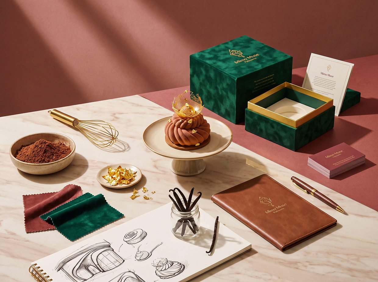 Mimo Muse Patisserie | French Mousse Dessert Branding Image 4
