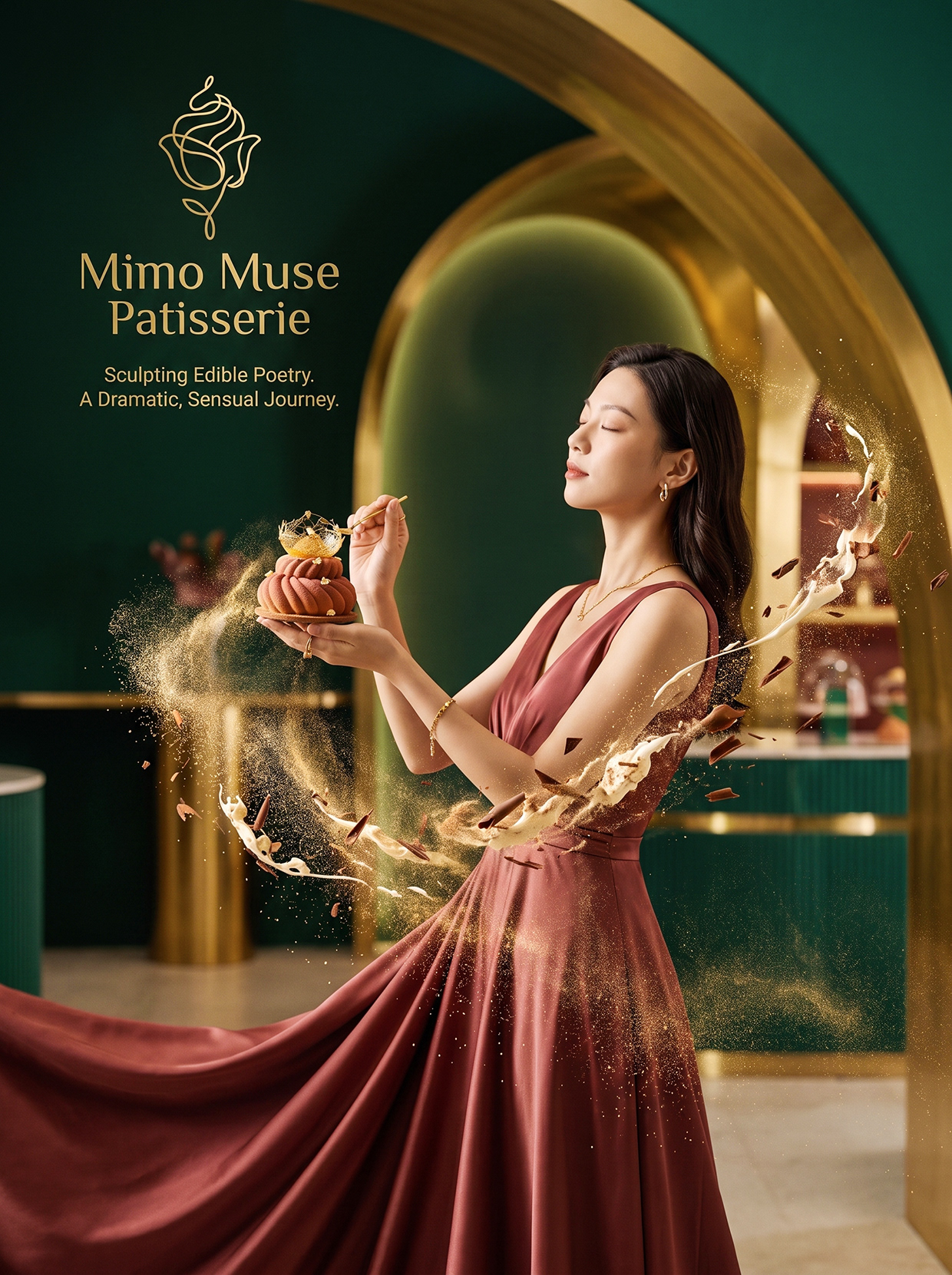 Mimo Muse Patisserie | French Mousse Dessert Branding Image 6