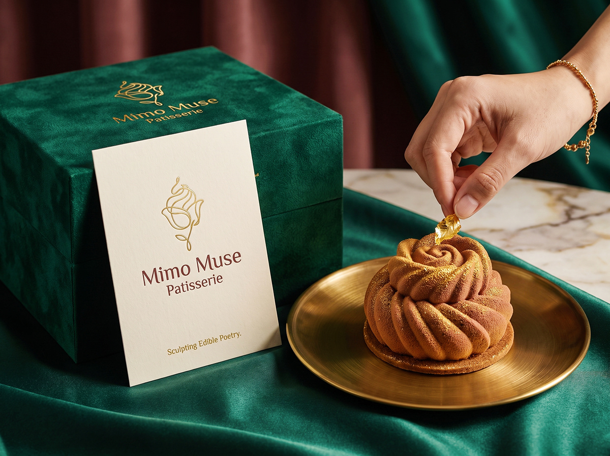 Mimo Muse Patisserie | French Mousse Dessert Branding Image 10