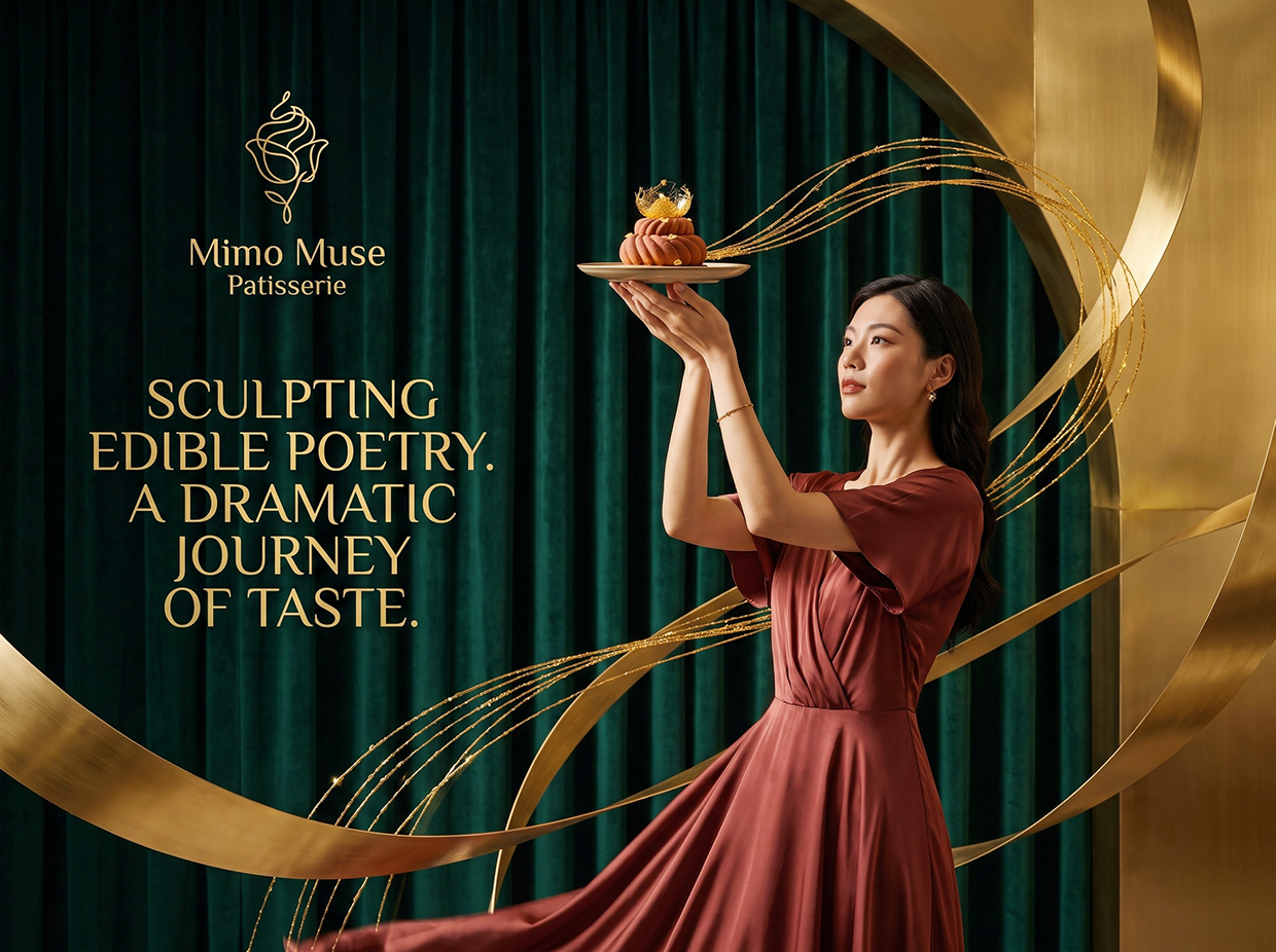 Mimo Muse Patisserie | French Mousse Dessert Branding Image 12