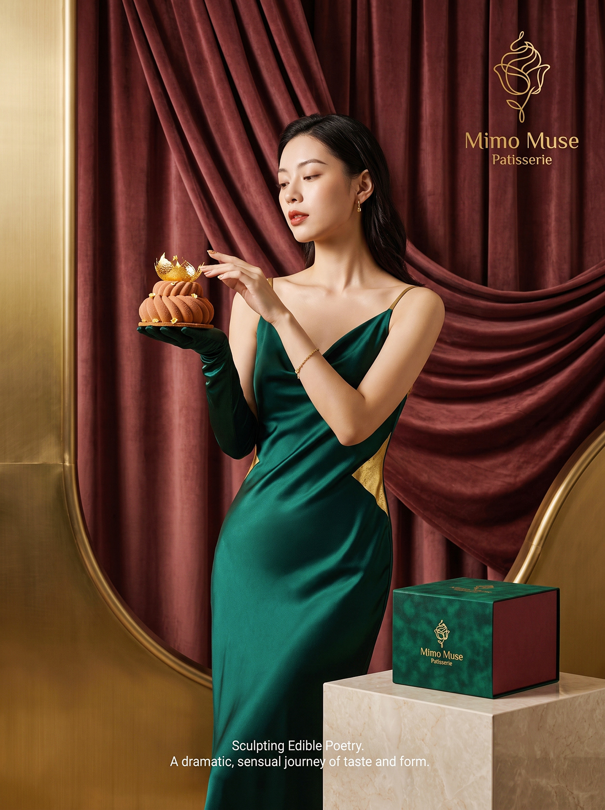 Mimo Muse Patisserie | French Mousse Dessert Branding Image 15
