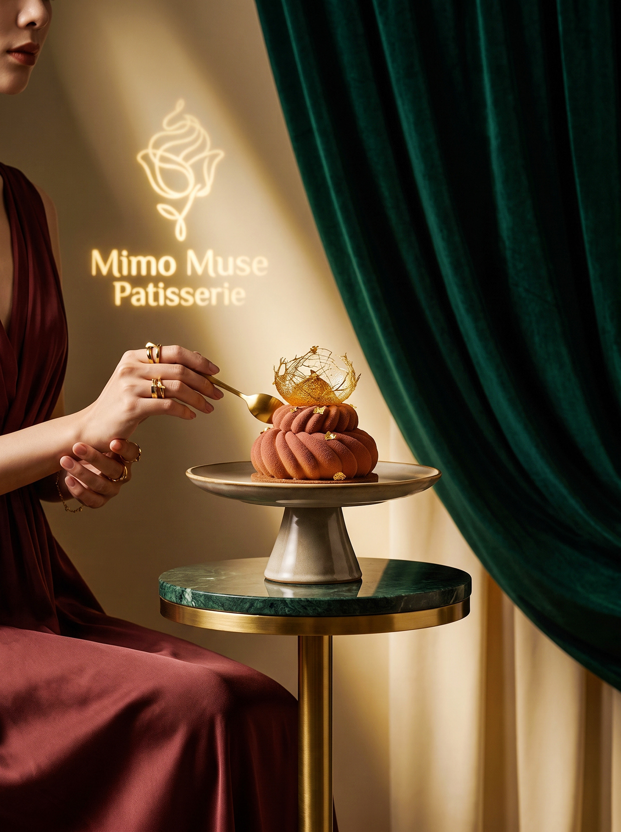 Mimo Muse Patisserie | French Mousse Dessert Branding Image 17