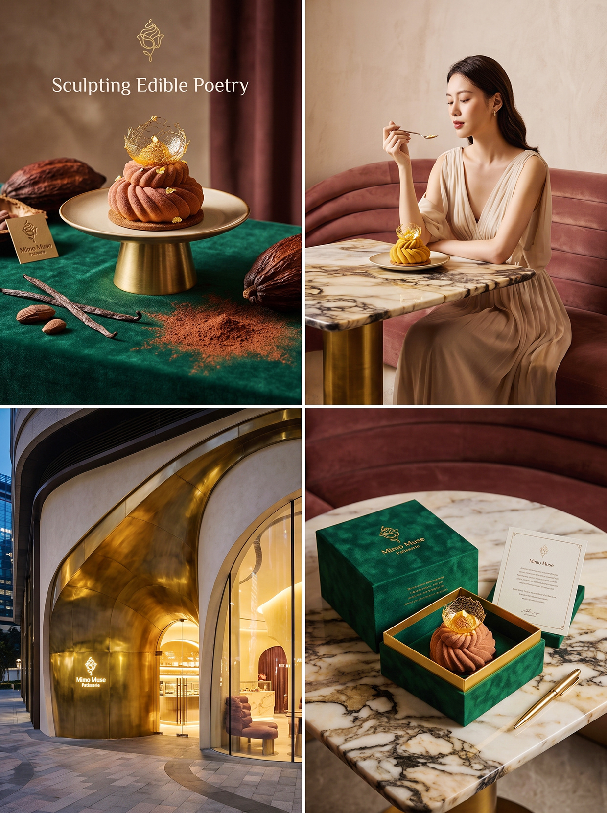 Mimo Muse Patisserie | French Mousse Dessert Branding Image 18