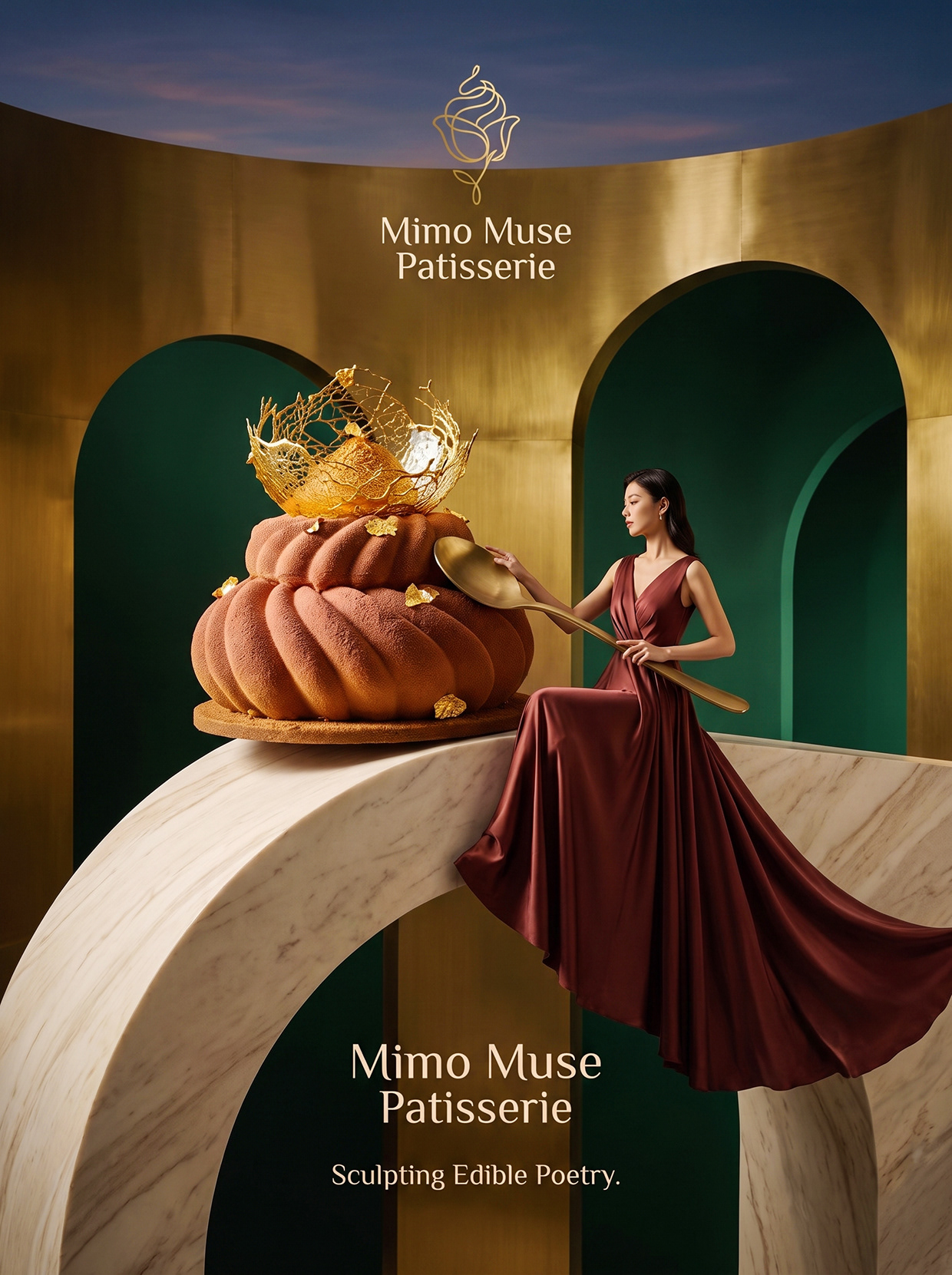 Mimo Muse Patisserie | French Mousse Dessert Branding Image 21
