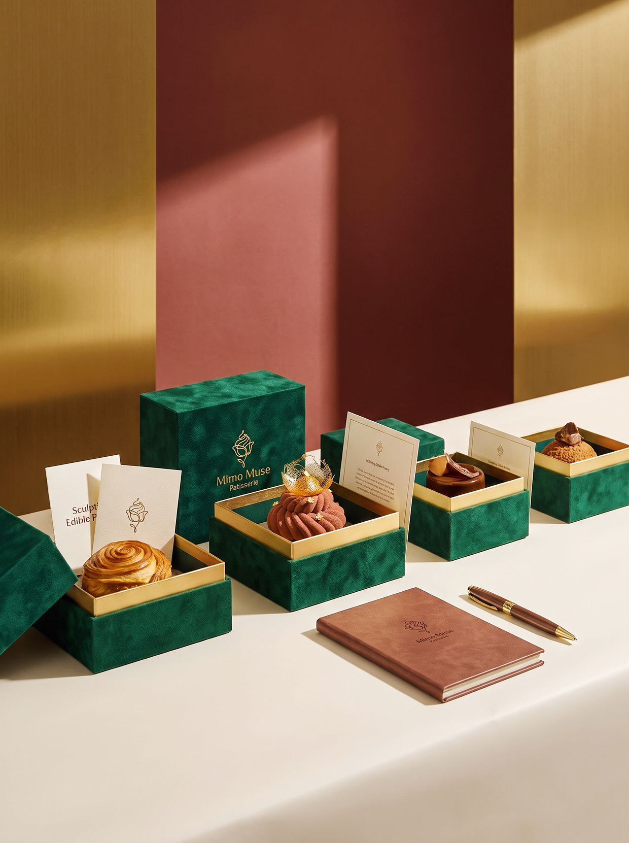 Mimo Muse Patisserie | French Mousse Dessert Branding Image 22