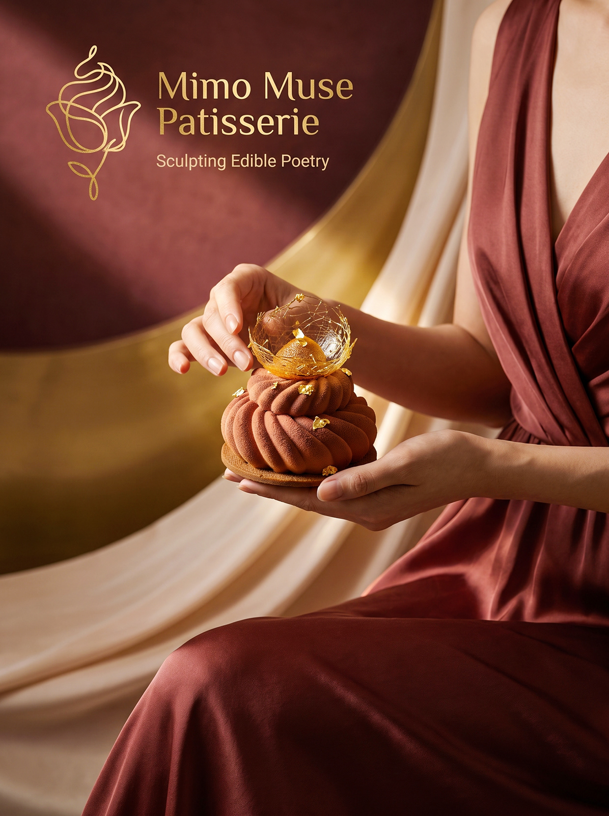 Mimo Muse Patisserie | French Mousse Dessert Branding Image 30