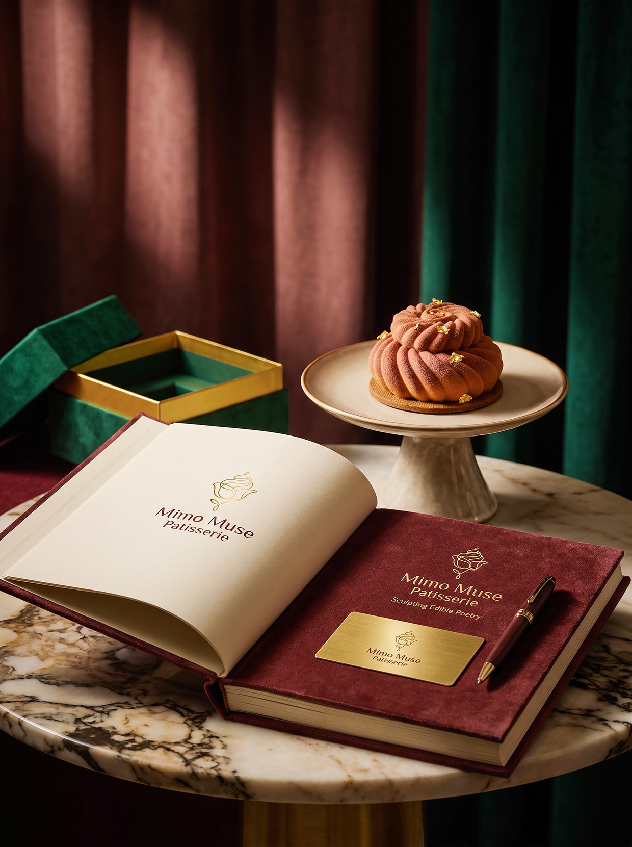 Mimo Muse Patisserie | French Mousse Dessert Branding Image 31