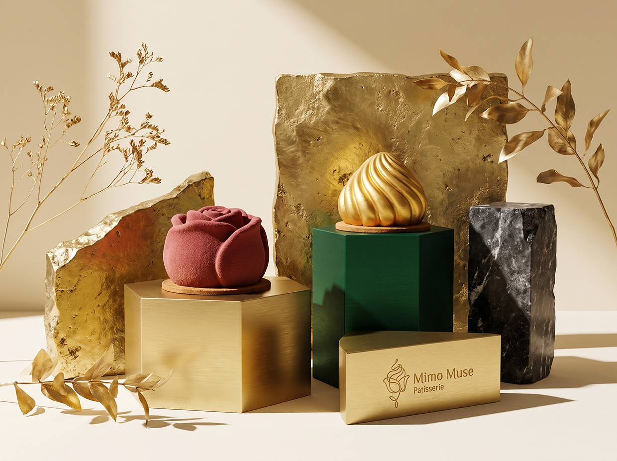 Mimo Muse Patisserie | French Mousse Dessert Branding Image 33