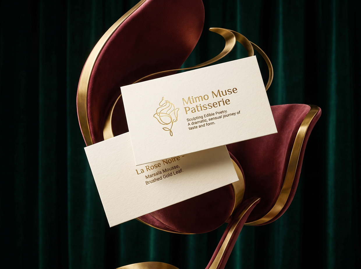 Mimo Muse Patisserie | French Mousse Dessert Branding Image 39