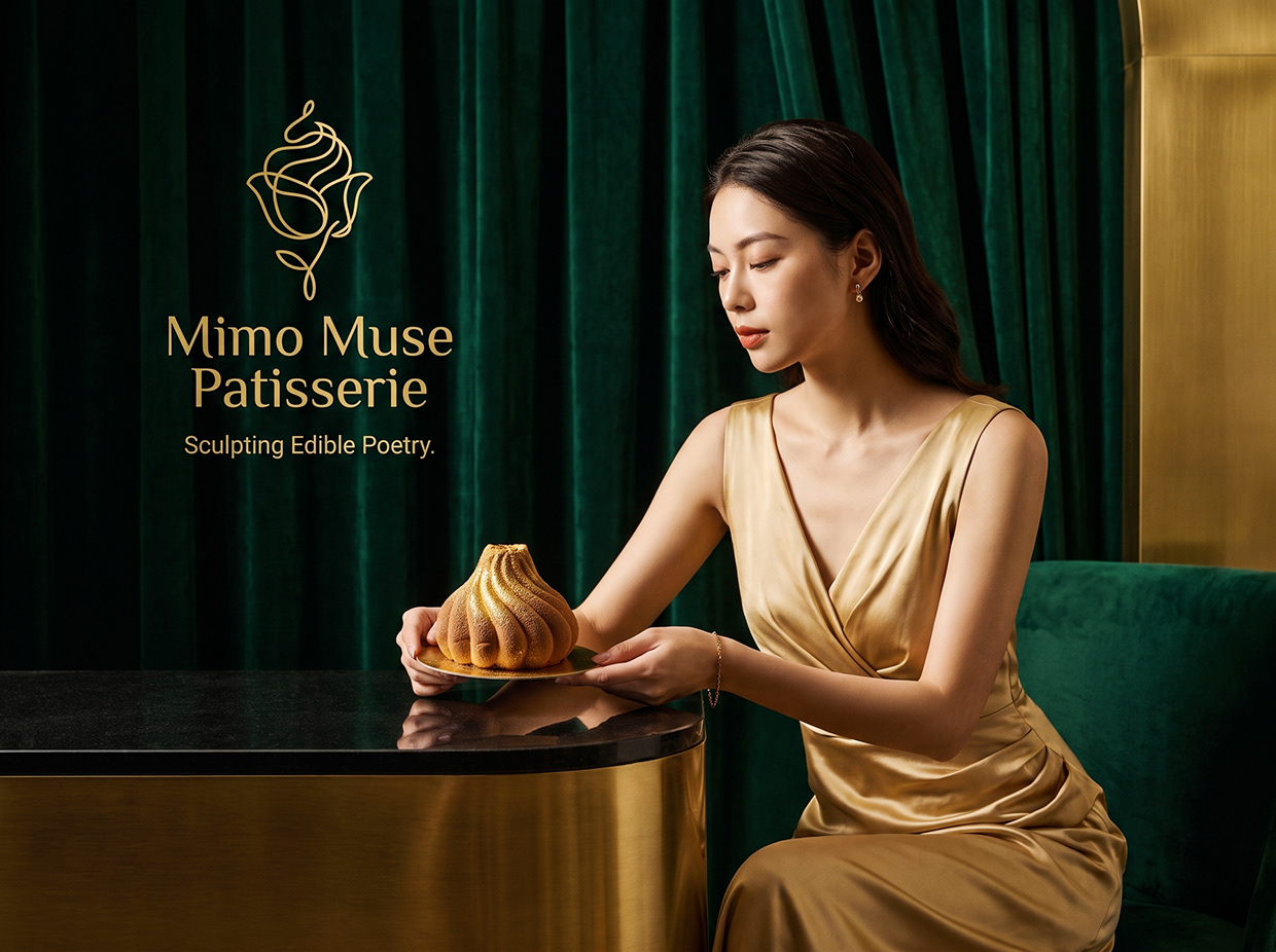 Mimo Muse Patisserie | French Mousse Dessert Branding Image 41