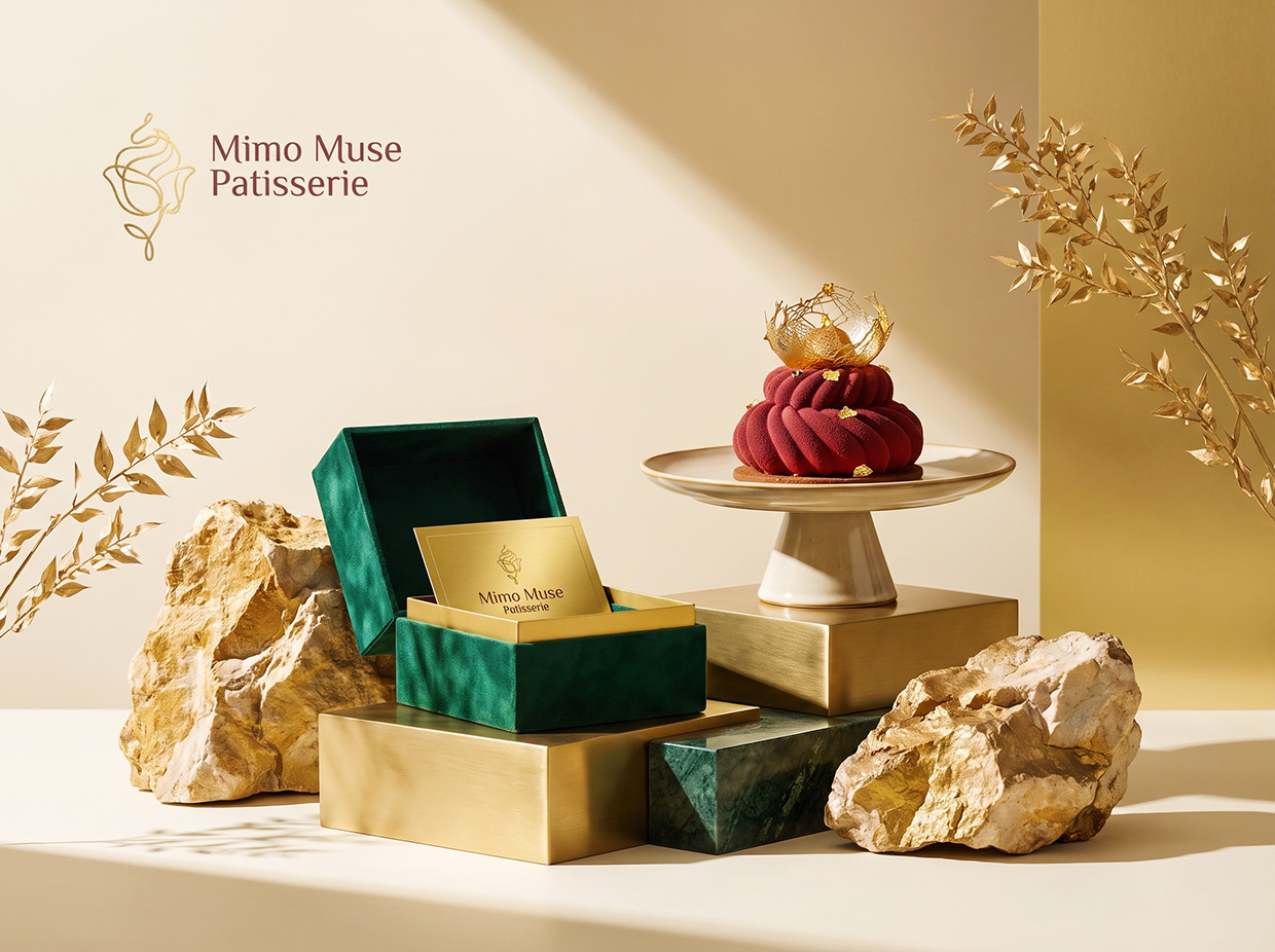 Mimo Muse Patisserie | French Mousse Dessert Branding Image 50