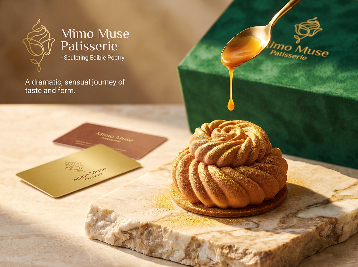 Mimo Muse Patisserie | French Mousse Dessert Branding Image 51