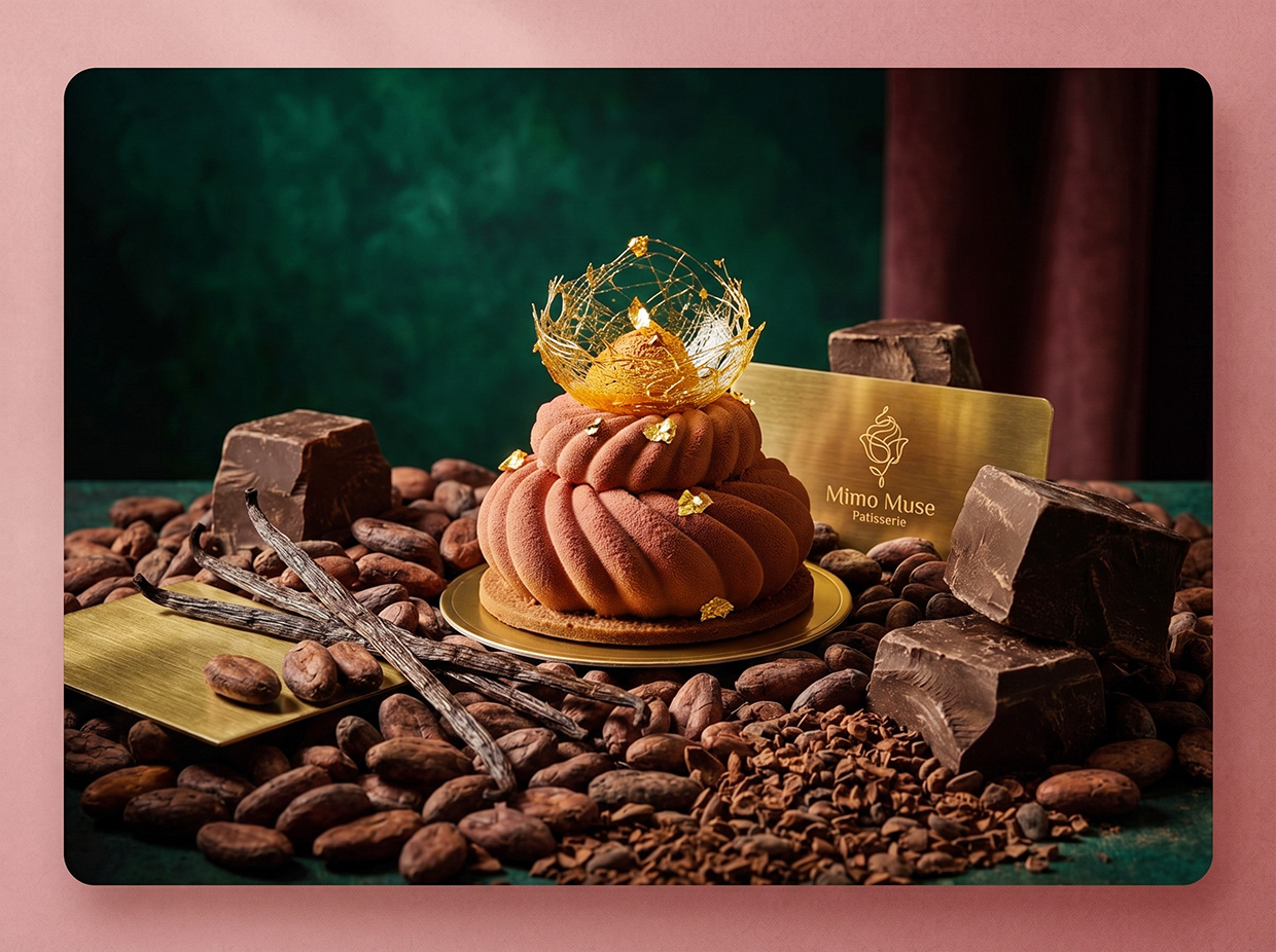 Mimo Muse Patisserie | French Mousse Dessert Branding Image 52