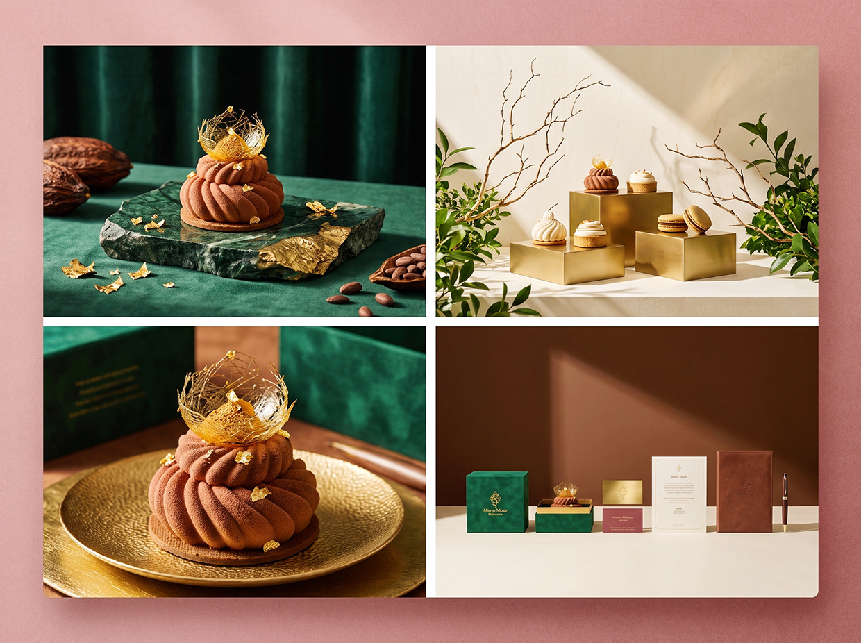 Mimo Muse Patisserie | French Mousse Dessert Branding Image 59