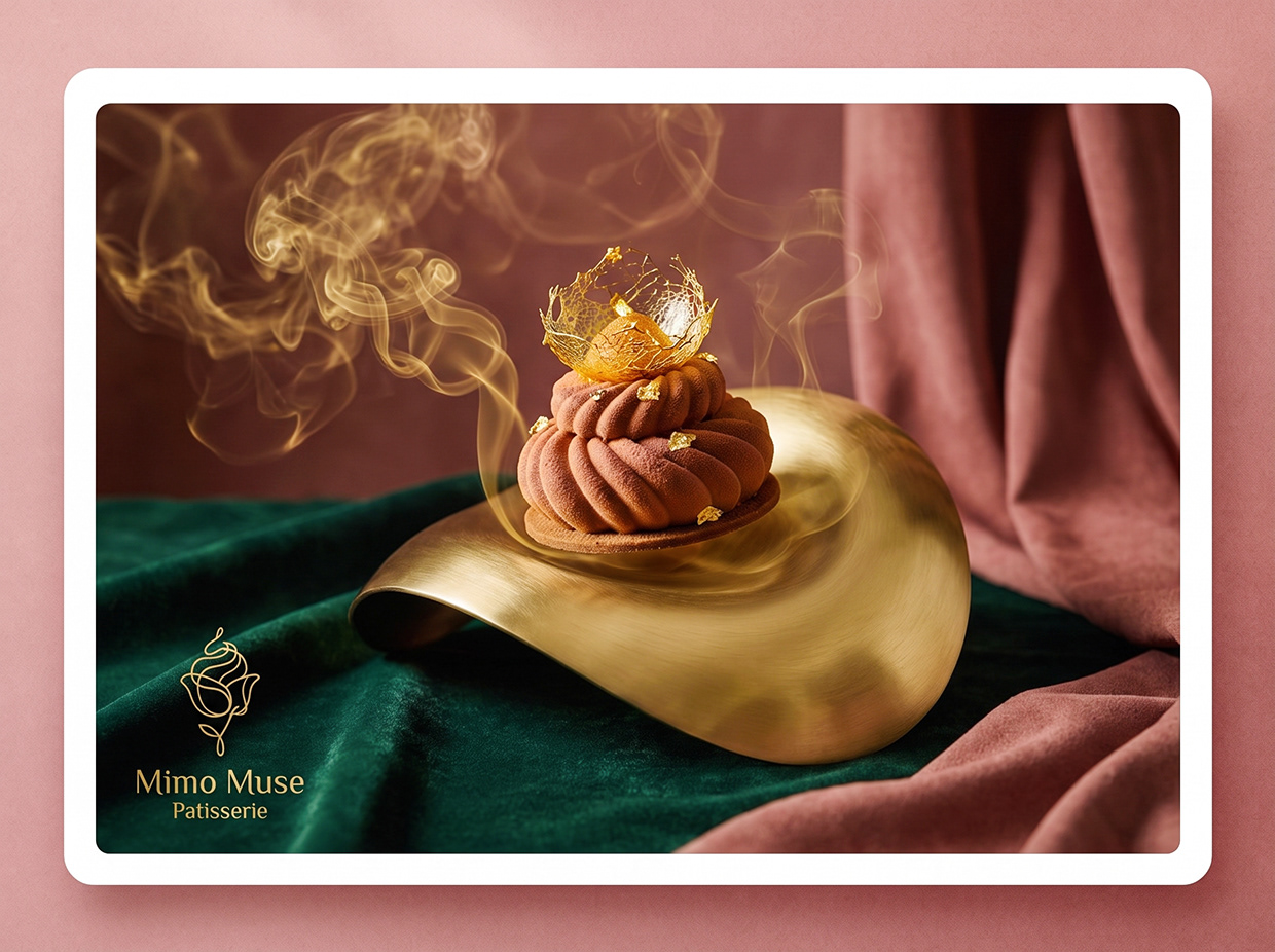Mimo Muse Patisserie | French Mousse Dessert Branding Image 65