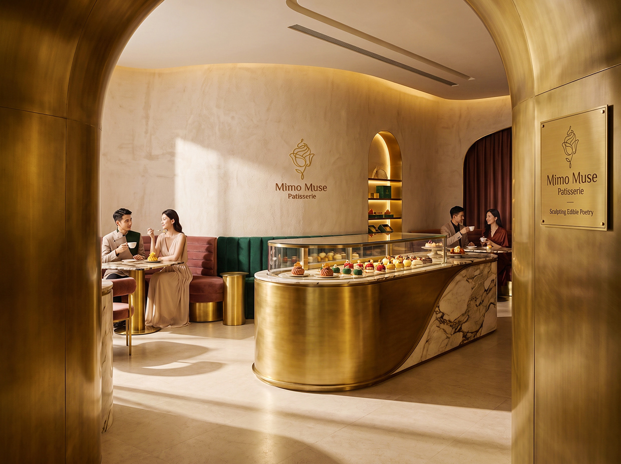 Mimo Muse Patisserie | French Mousse Dessert Branding Image 67