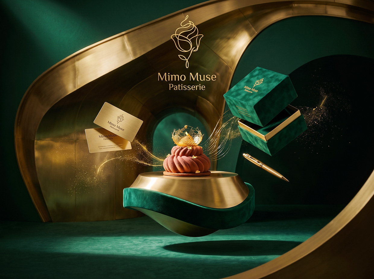 Mimo Muse Patisserie | French Mousse Dessert Branding Image 71