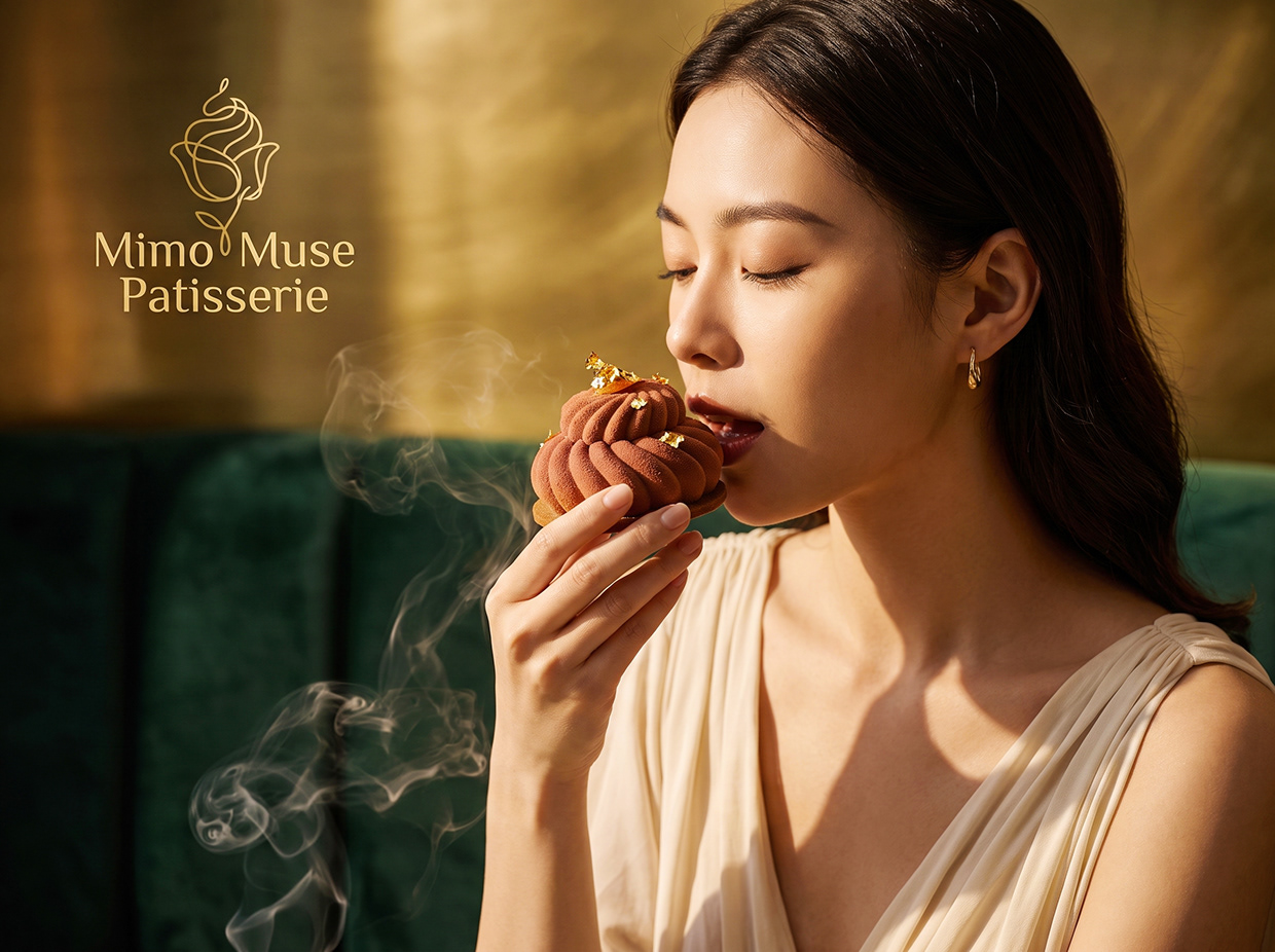 Mimo Muse Patisserie | French Mousse Dessert Branding Image 73