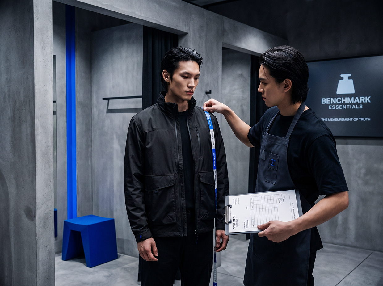 BENCHMARK ESSENTIALS | Tactical Luxury Fashion Branding Image 6