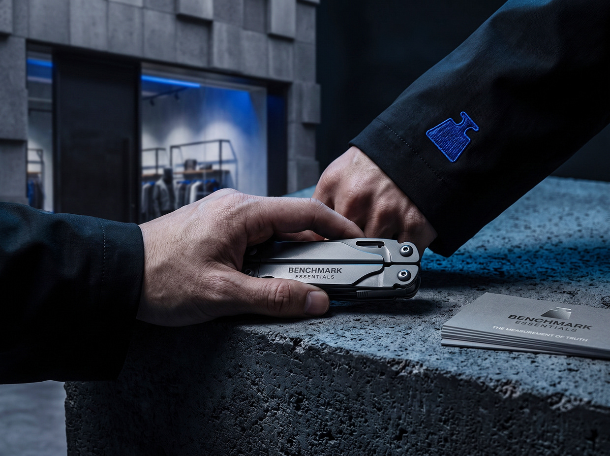 BENCHMARK ESSENTIALS | Tactical Luxury Fashion Branding Image 7