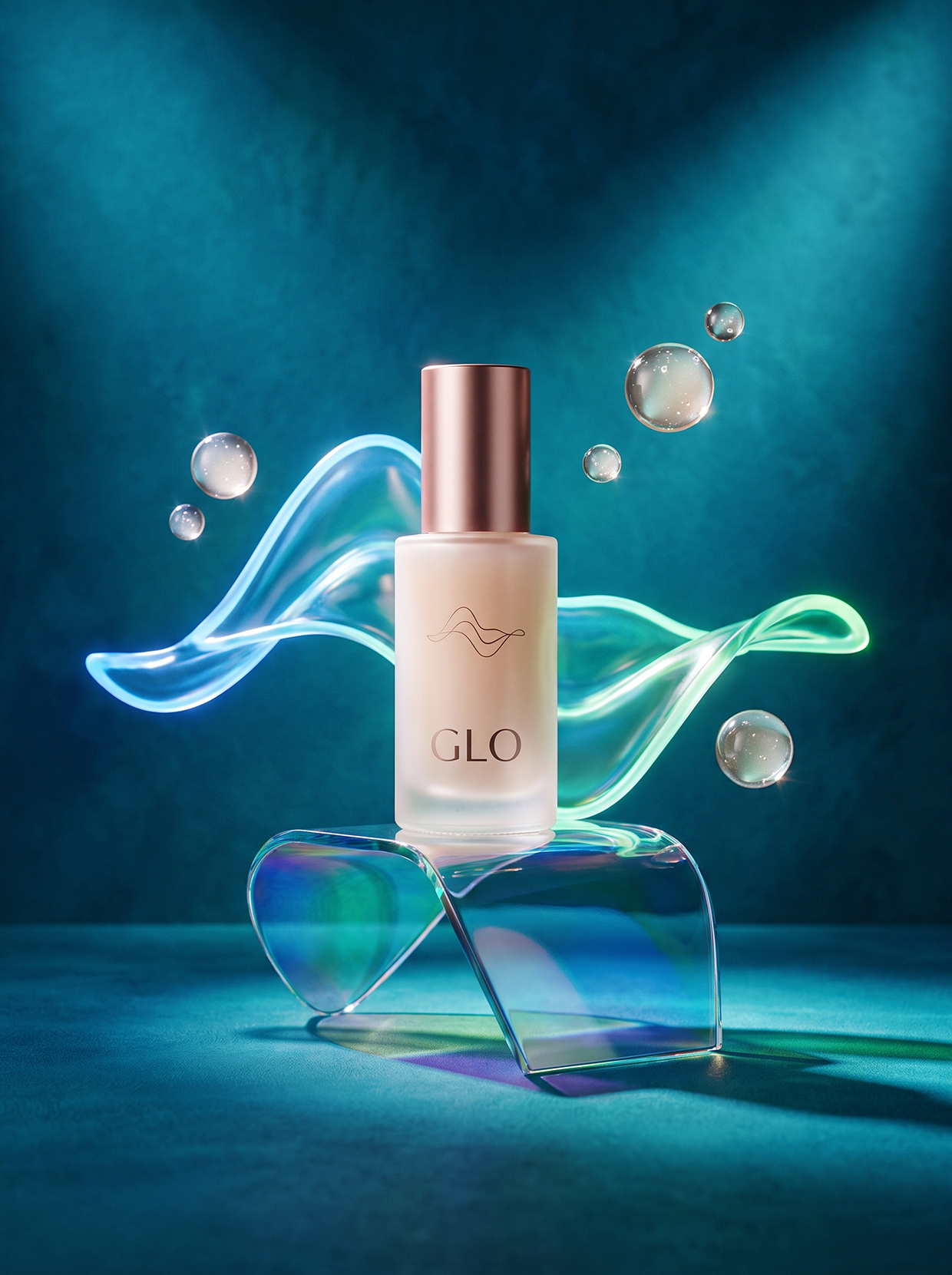GLO | Fluid Aesthetics & Premium Skincare Branding Image 2