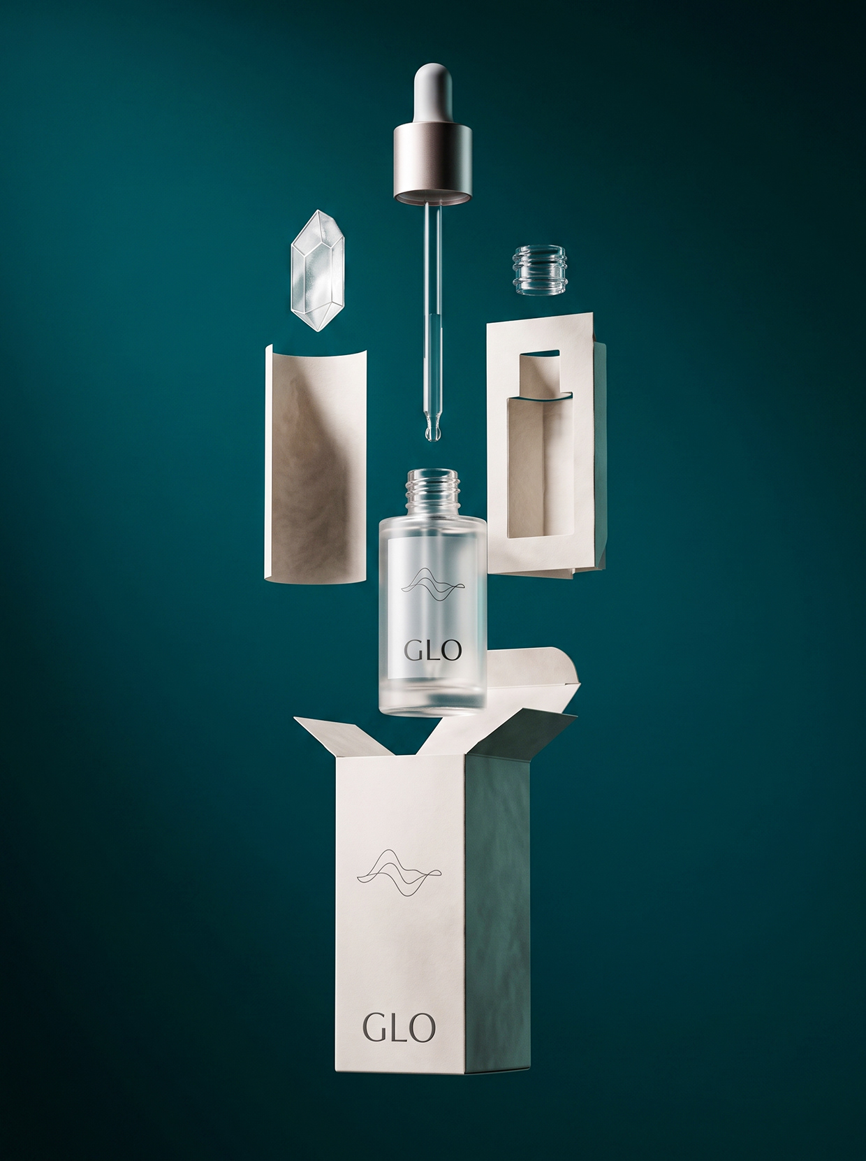 GLO | Fluid Aesthetics & Premium Skincare Branding Image 4